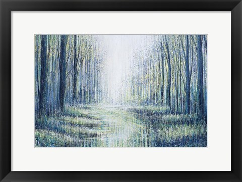 Framed Summer In The Forest Print