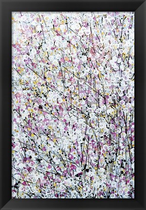 Framed Abstracted Spring Blossom Print