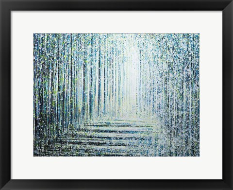 Framed Spring In The Forest Print