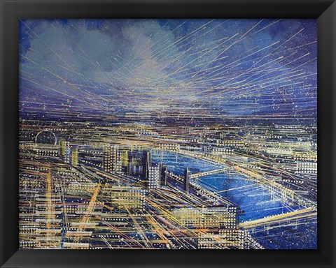 Framed London Lights Print