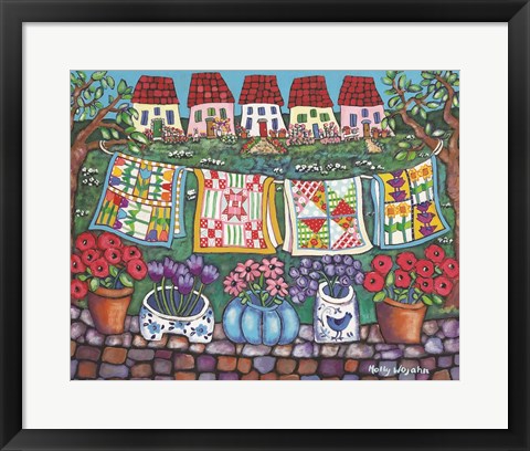 Framed Quilts Print