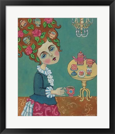 Framed Tea For Marie; Antoinette That Is Print