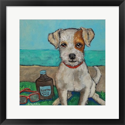 Framed Beach Boy Print