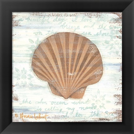 Framed Ocean Scallop Print