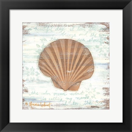 Framed Ocean Scallop Print