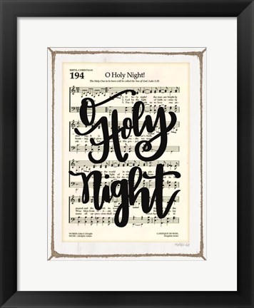 Framed O Holy Night Print