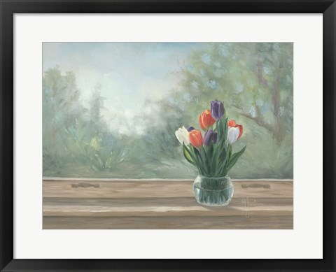 Framed Tulips Print