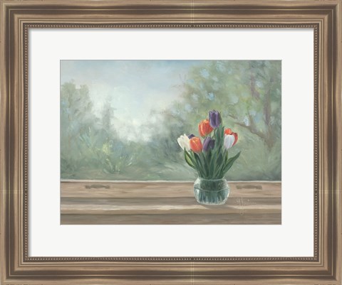 Framed Tulips Print