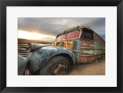 Framed Catch a Ride Print