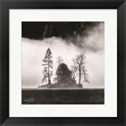 Framed Island Print