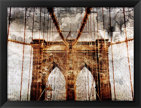 Framed Brooklyn Bridge Print