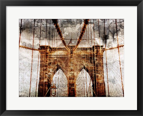 Framed Brooklyn Bridge Print