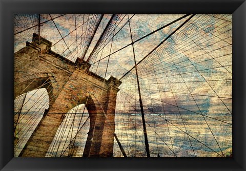 Framed Brooklyn Bridge 2 Print