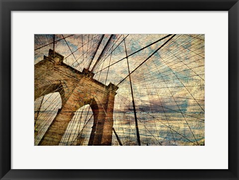 Framed Brooklyn Bridge 2 Print