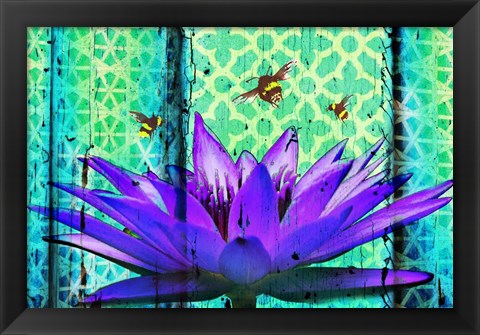 Framed Water Lilly Print