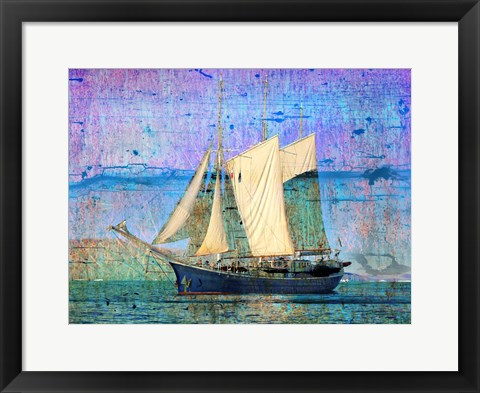 Framed Sailing 2 Print