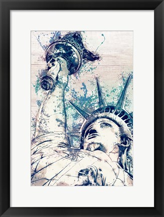 Framed Liberty NYC Print