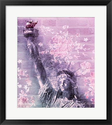 Framed Statue of Liberty 2 Print