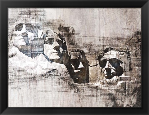 Framed Mount Rushmore Print