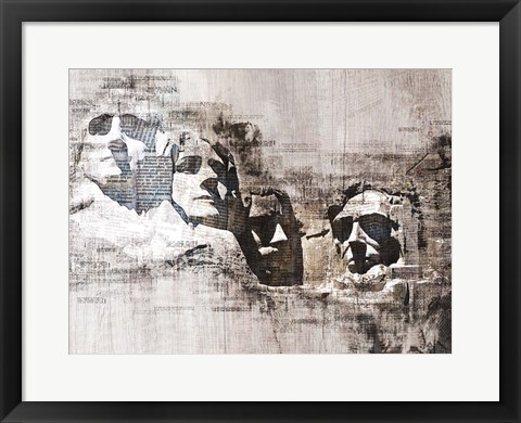 Framed Mount Rushmore Print