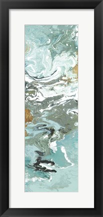 Framed Green Marble III Print