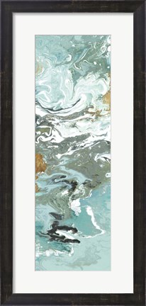 Framed Green Marble III Print