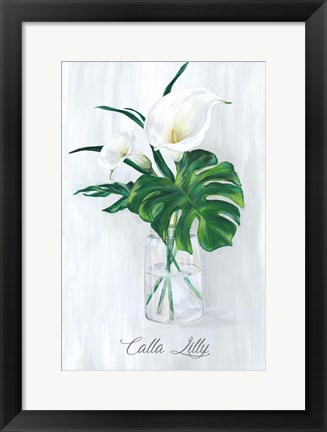 Framed Leafy Botanical Print