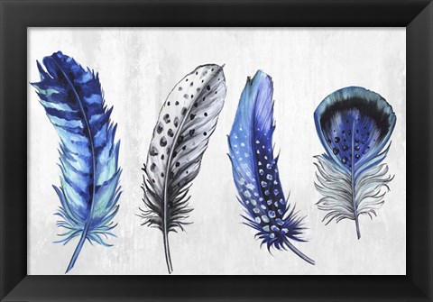 Framed Feather Line up Print