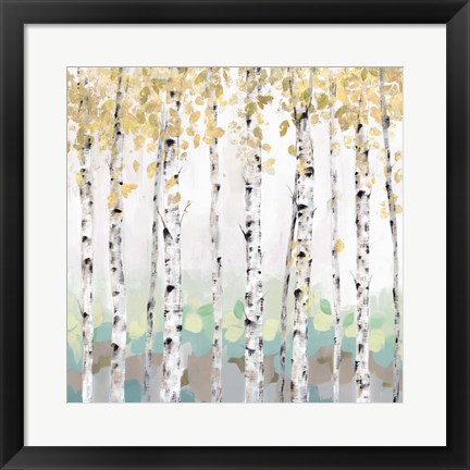 Framed Golden Treescape Print