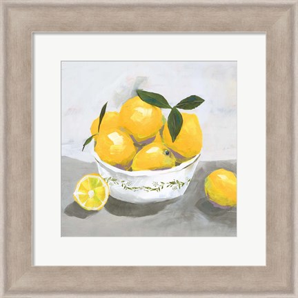 Framed Lemons Print