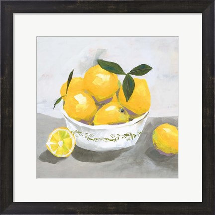 Framed Lemons Print