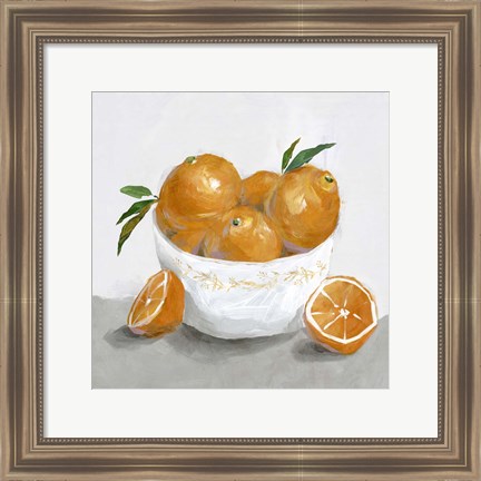 Framed Oranges Print