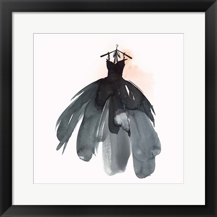 Framed Little Black Dress I Print