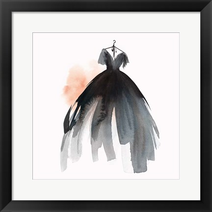 Framed Little Black Dress II Print