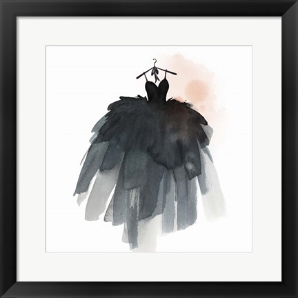 Framed Little Black Dress III Print