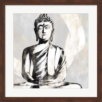 Framed Buddha I Print