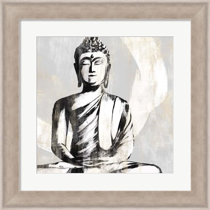 Framed Buddha I Print