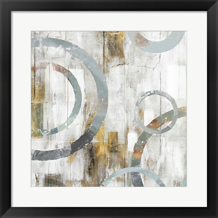 Framed Swirls I Print