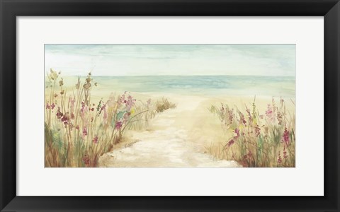 Framed By The Beach Print