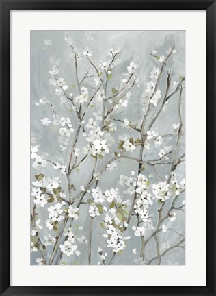 Framed Light Almond Blossoms Print