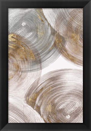 Framed Spiral Rings II Print