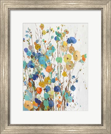 Framed Spring Garden I Print