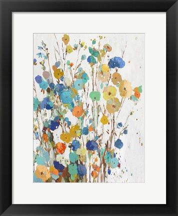 Framed Spring Garden I Print