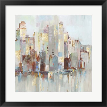 Framed City Escape I Print