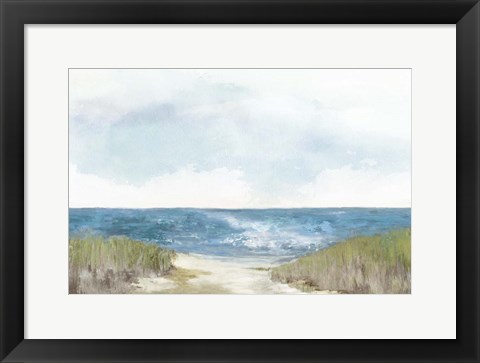 Framed Sunny Beach II Print