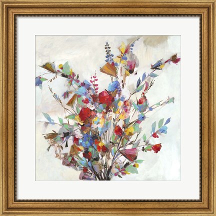 Framed Spring Bouquet Print