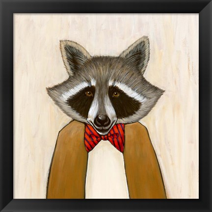 Framed Soon Mr Raccoon Print