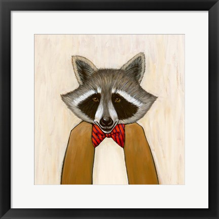 Framed Soon Mr Raccoon Print