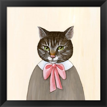 Framed Miss Kitty Print