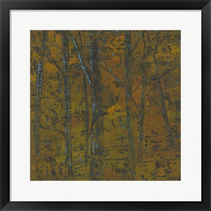 Framed Wooded Iridescence Print